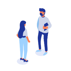 手を上げている人達